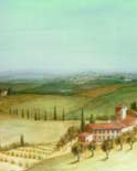 TUSCANY LANDSCAPE MURAL